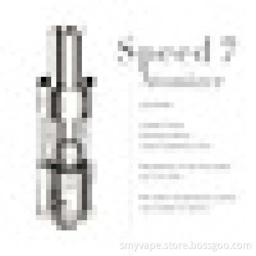 2015 new rebuildable atomizer Speed7 tank 510 atomizer connector with huge vapor capacity